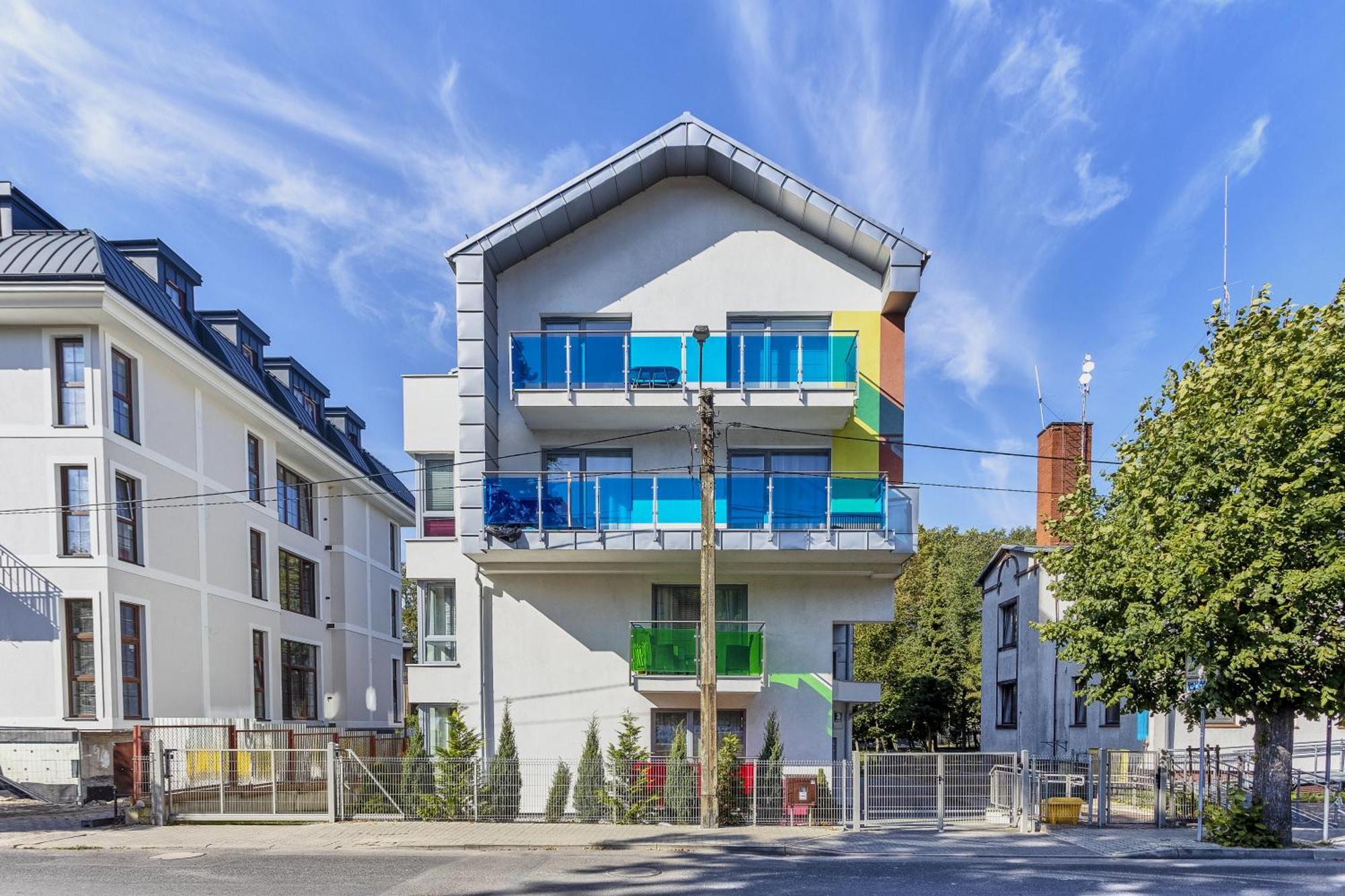 Kolorowe Balkony By Baltic Home เมียนซิดดรอแย ภายนอก รูปภาพ